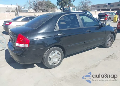 2009 Kia Spectra Ex from USA, damaged, VIN KNAFE222895642503